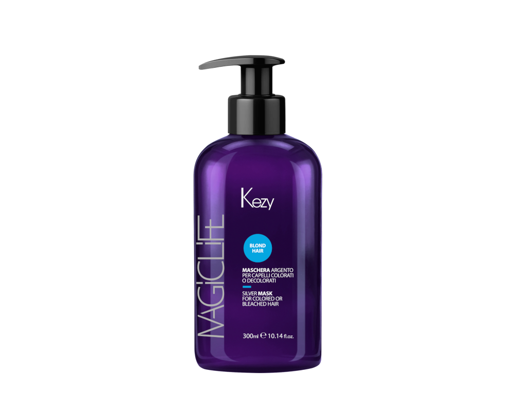 Kezy ML Маска для окрашенных и обесцвеченных волос "Серебряная" 300 мл
